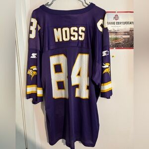 Vintage starter Randy Moss vikings jersey